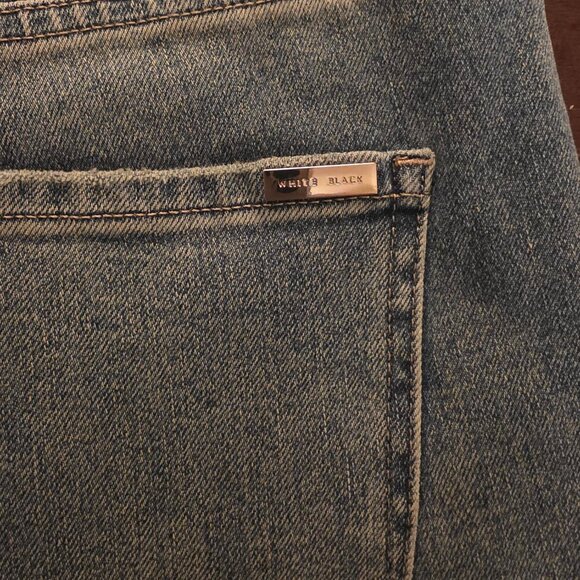 WHITE HOUSE BLACK MARKET JEANS THE SCULPT Size 6 Women's High-Rise Bling! EUC - Picture 6 of 11